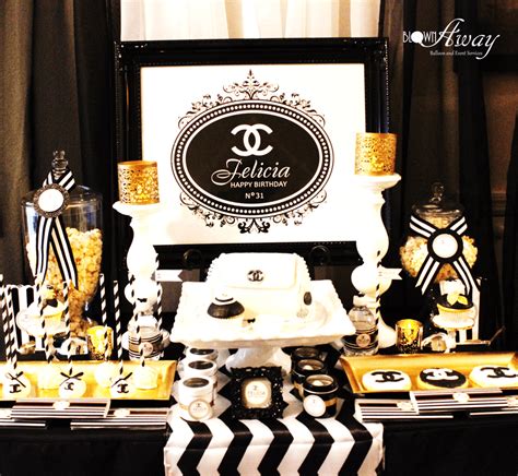 black and gold chanel themed party|11 Bougie Chanel Party Ideas To Keep It Classy (2024).